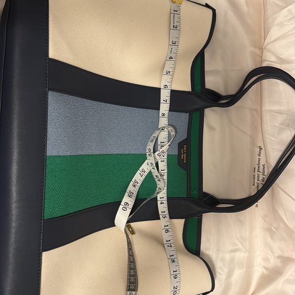 Extra Large Kate Spade Canvass Tote Bag - Picture 7 of 9